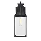 Savoy House 5-605-BK 1-Lumière 60W Noir mat Lanterne murale extérieure