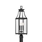 Savoy House 5-609-BK 3-Lumières 180W Noir mat Lampadaire extérieur