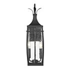 Lanterne murale d'extérieur Savoy House 5-766-BK Montpelier 2-lumières 80W Noir mat