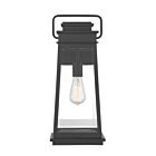 Lanterne murale d'extérieur Savoy House 5-813-BK Boone 1-lumière 60W Noir mat