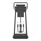 Lanterne murale d'extérieur Savoy House 5-815-BK Boone 4-lumières 240W Noir mat