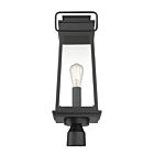 Lanterne de poteau extérieure Savoy House Boone 5-817-BK 1-Lumière 60W Noir mat