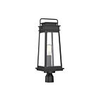 Lanterne de poteau extérieure Savoy House Boone 5-817-BK 1-Lumière 60W Noir mat