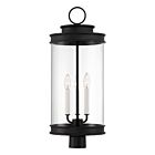 Savoy House Englewood 5-902-BK 3-Lumières 180W Noir mat Lanterne de poteau extérieure
