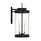 Savoy House 5-903-BK Englewood 3-Lumières 120W Noir mat Lanterne murale d'extérieur