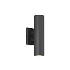 Savoy House 5-CYL-2-5CCT-BK Kelley 2-Luminaires 20W Noir Applique Murale Extérieur Avec intégrée LED