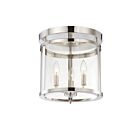 Plafonnier Semi Encastré Savoy House Essentials Penrose 6-1043-3-109 3 Lumières 180W Nickel Poli