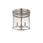 Plafonnier Semi Encastré Savoy House Essentials Penrose 6-1043-3-Sn 3 Lumières 180W Nickel Satiné