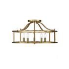 Plafonnier Semi Encastré Savoy House Essentials Stockton 6-1679-5-322 5 Lumières 300W Laiton Chaud