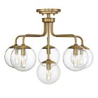 Plafonnier Semi Encastré Savoy House Essentials Marco 6-1951-6-322 6 Lumières 360W Laiton Chaud