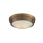 Plafonnier Savoy House Essentials Lucerne 6-3350-14-322 2 Lumières 120W Laiton Chaud