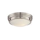 Plafonnier Savoy House Essentials Lucerne 6-3350-14-Sn 2 Lumières 120W Nickel Satiné