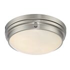 Plafonnier Savoy House Essentials Lucerne 6-3350-14-Sn 2 Lumières 120W Nickel Satiné
