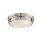 Plafonnier Savoy House Essentials Lucerne 6-3350-16-Sn 3 Lumières 180W Nickel Satiné