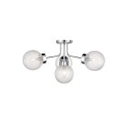 Savoy House 6-3364-4-11 Coral 4-Luminaires 60W Chrome/Nickel poli Incandescente/LED Plafonnier Semi Encastré