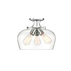 Plafonnier Semi Encastré Savoy House Essentials Octave 6-4035-3-11 3 Lumières 180W Chrome Poli