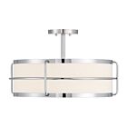 Savoy House 6-4193-4-11 4-Lumières 240W Chrome Plafonnier semi encastré