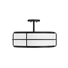 Savoy House 6-4193-4-89 4-Lumières 240W Noir mat Plafonnier semi encastré