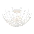 Savoy House 6-4198-3-83 Birch 3-Lumières 180W Biscuit Blanc Plafonnier Semi Encastré