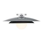 Savoy House 6-5564-1-11 1-Lumière 60W Chrome Plafonnier semi encastré
