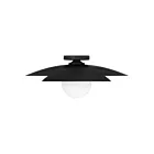 Savoy House 6-5564-1-89 1-Lumière 60W Noir mat Plafonnier semi encastré