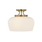 Savoy House 6-6035-3-322 Octave 3-Luminaires 60W Nickel satiné Incandescente/LED Plafonnier Semi Encastré