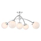 Savoy House 6-6199-5-11 5-Lumières 17.5W Chrome Plafonnier semi encastré