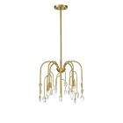 Plafonnier semi encastré ou Suspendus sur tige Convertible Savoy House 6-6684-4-127 Anholt 4-Lumières 240W Laiton noble
