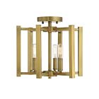 Plafonnier Semi Encastré Savoy House Essentials Benson 6-7702-3-322 3 Lumières 180W Laiton Chaud