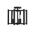 Plafonnier Semi Encastré Savoy House Essentials Benson 6-7702-3-89 3 Lumières 180W Noir Mat