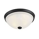 Plafonnier Savoy House Essentials 6-780-11-Bk 2 Lumières 80W Noir Mat