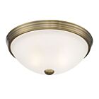 Plafonnier Savoy House Essentials 6-780-13-322 2 Lumières 120W Laiton Chaud