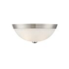 Plafonnier Savoy House Essentials 6-780-13-Sn 2 Lumières 120W Nickel Satiné