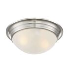 Plafonnier Savoy House Essentials 6-782-11-Sn 2 Lumières 80W Nickel Satiné