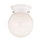 Plafonnier Savoy House 6-904-5-Wht 1 Lumière 60W Blanc