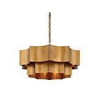 Suspendu Savoy House Shelby 7-101-6-54 6 Lumières 360W Patine D'Or