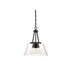 Suspendu Savoy House Essentials Calhoun 7-1025-3-89 3 Lumières 180W Noir Mat