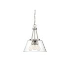 Suspendu Savoy House Essentials Calhoun 7-1025-3-Sn 3 Lumières 180W Nickel Satiné