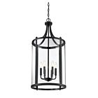 Suspendu Savoy House Essentials Penrose 7-1041-6-Bk 6 Lumières 360W Noir