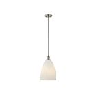 Savoy House 7-1244-1-SN Baldwin 1-Luminaire 60W Nickel satiné Incandescente/LED Suspendu