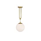 Suspendu Savoy House Essentials Becker 7-180-1-322 1 Lumière 60W Laiton Chaud