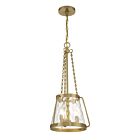 Suspendu Savoy House Essentials Crawford 7-1803-3-322 3 Lumières 180W Laiton Chaud