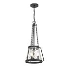 Suspendu Savoy House Essentials Crawford 7-1803-3-89 3 Lumières 180W Noir Mat