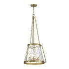 Suspendu Savoy House Essentials Crawford 7-1804-4-322 4 Lumières 240W Laiton Chaud