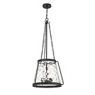Suspendu Savoy House Essentials Crawford 7-1804-4-89 4 Lumières 240W Noir Mat