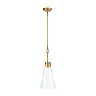 Suspendu Savoy House Essentials Lakewood 7-1831-1-322 1 Lumière 60W Laiton Chaud
