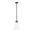 Suspendu Savoy House Essentials Lakewood 7-1831-1-89 1 Lumière 60W Noir Mat