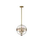 Suspendu Savoy House Essentials Stirling 7-200-3-322 3 Lumières 180W Laiton Chaud