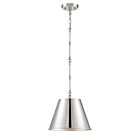 Savoy House Essentials Alden 7-232-1-109 1-Lumière 60W Nickel poli Suspendu