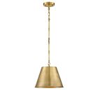 Savoy House Essentials Alden 7-232-1-322 1-Lumière 60W Laiton chaud Suspendu